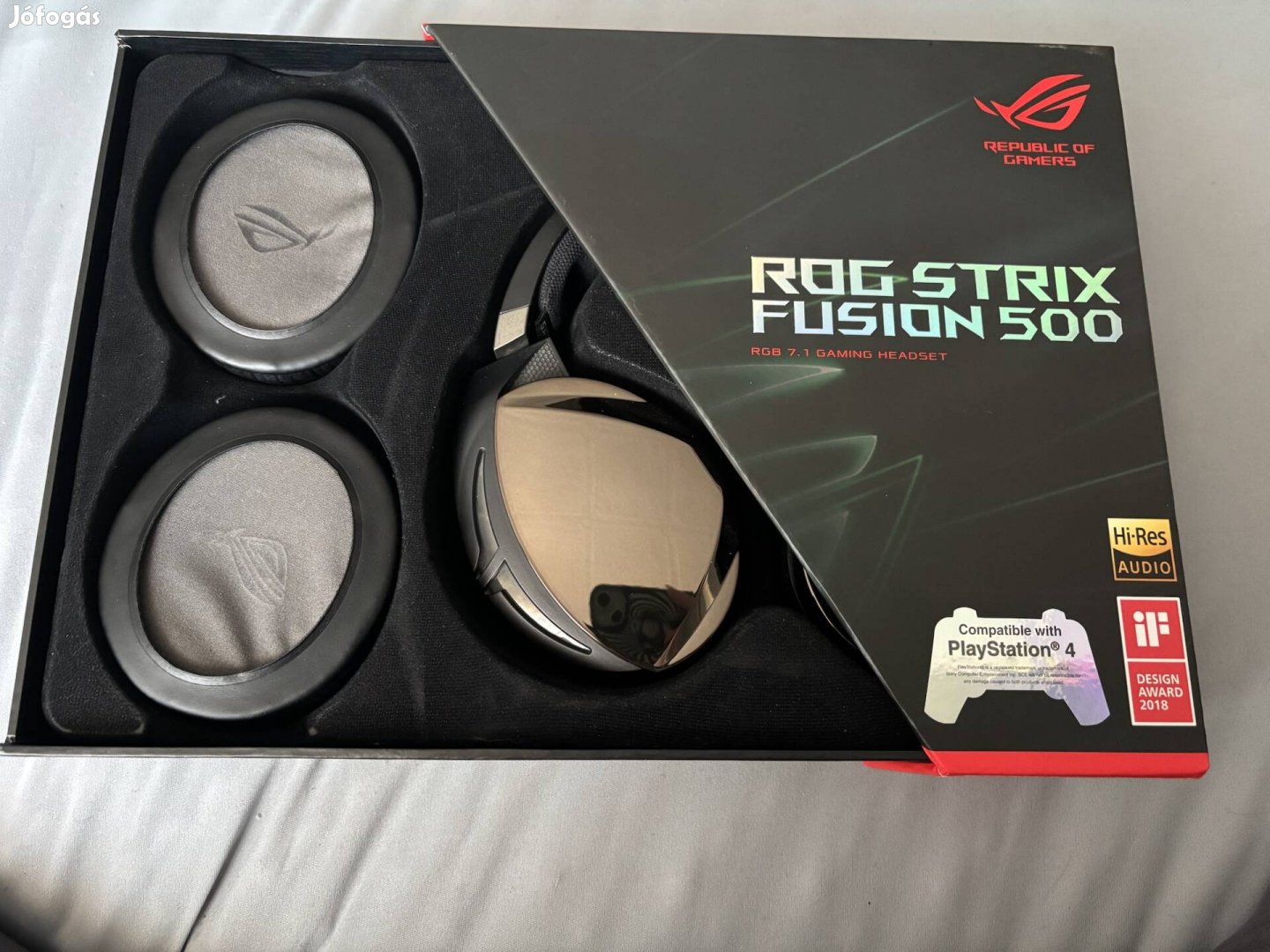 Asus Rog Strix Fusion 500 7.1 gamer fejhallgató