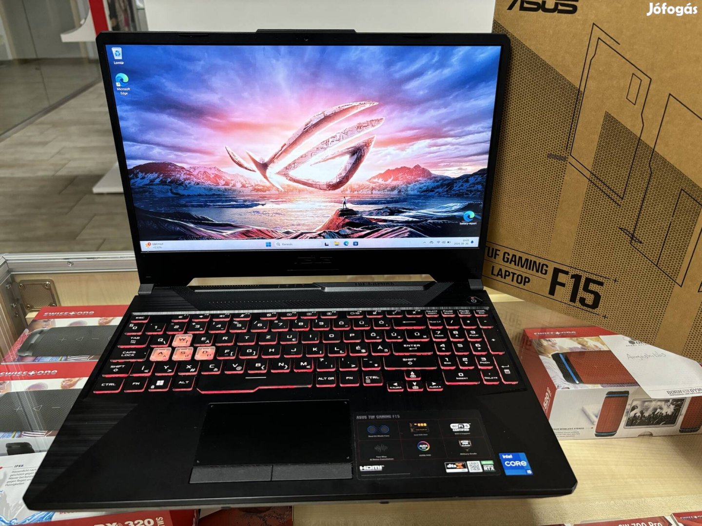 Asus Tuf Gamer Laptop Rtx3050 8/16GB RAM i5-11400H Garanciális