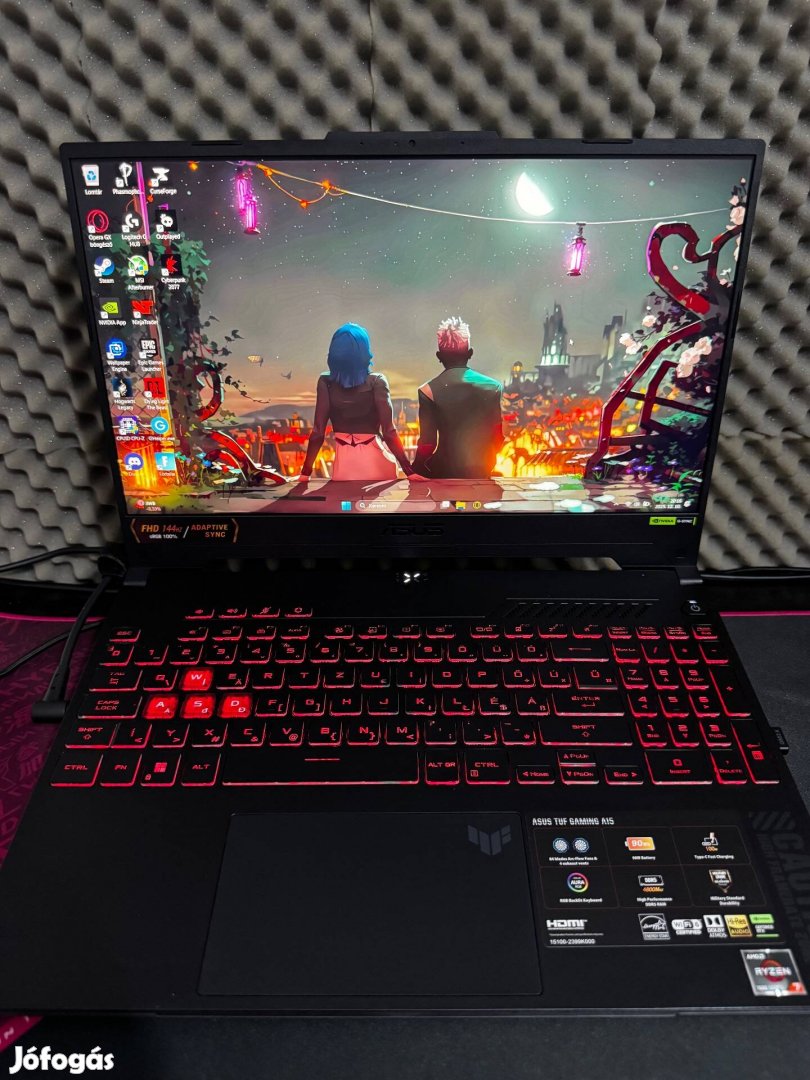 Asus Tuf Gaming A15 Gamer laptop