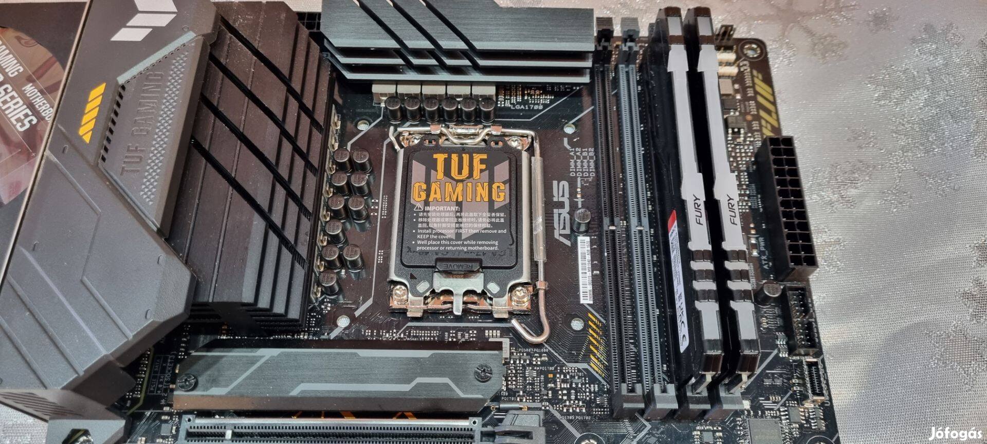 Asus Tuf Gaming B660M Plus D4 Intel LGA 1700 foglalat: