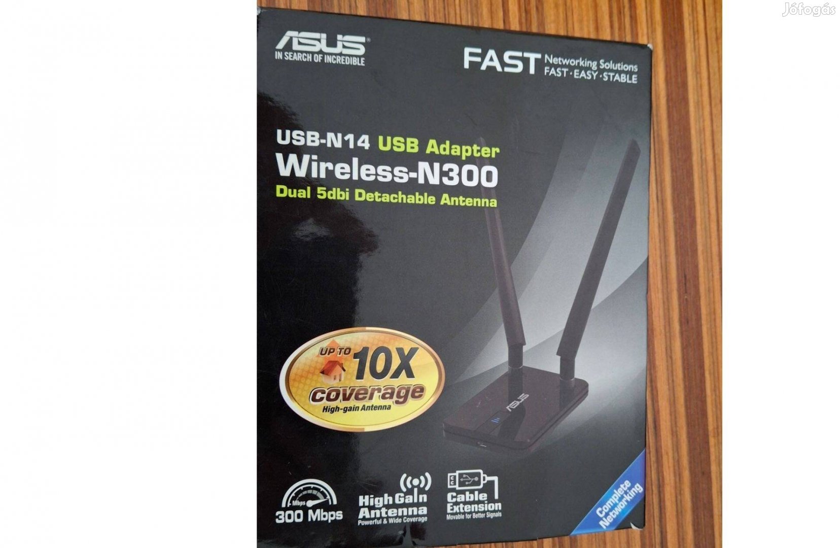 Asus USB wifi nagy nyereségű antennákkal