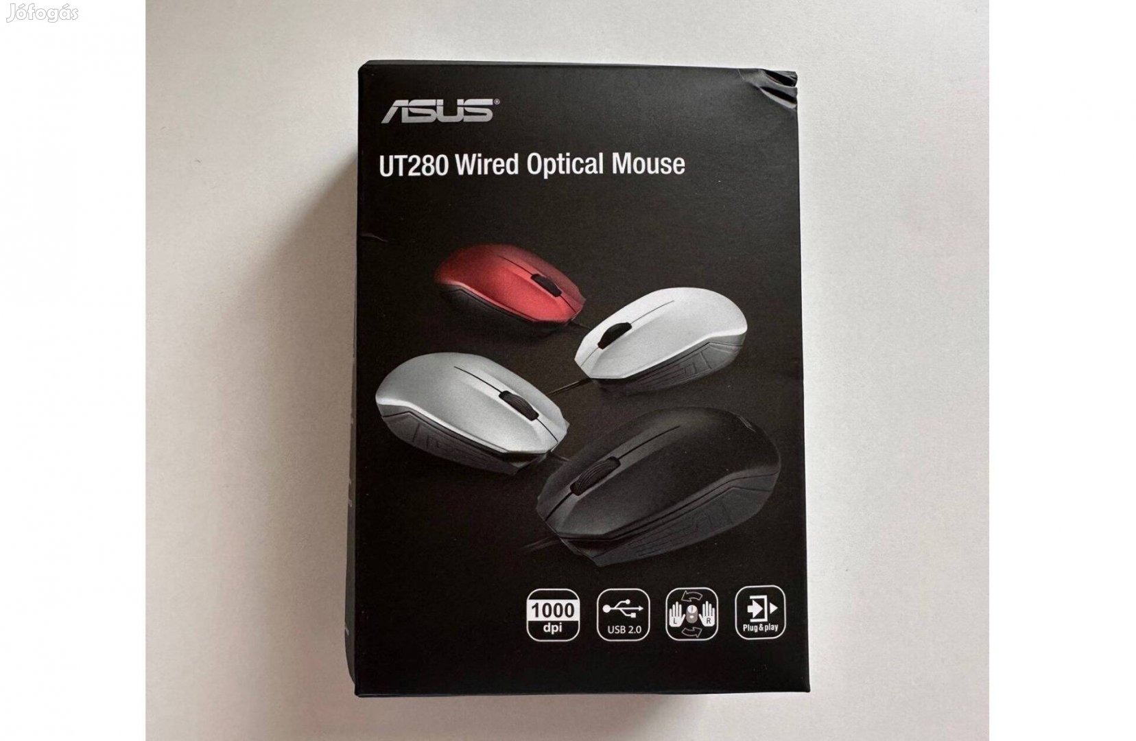 Asus UT280 Wired Optical Mouse White