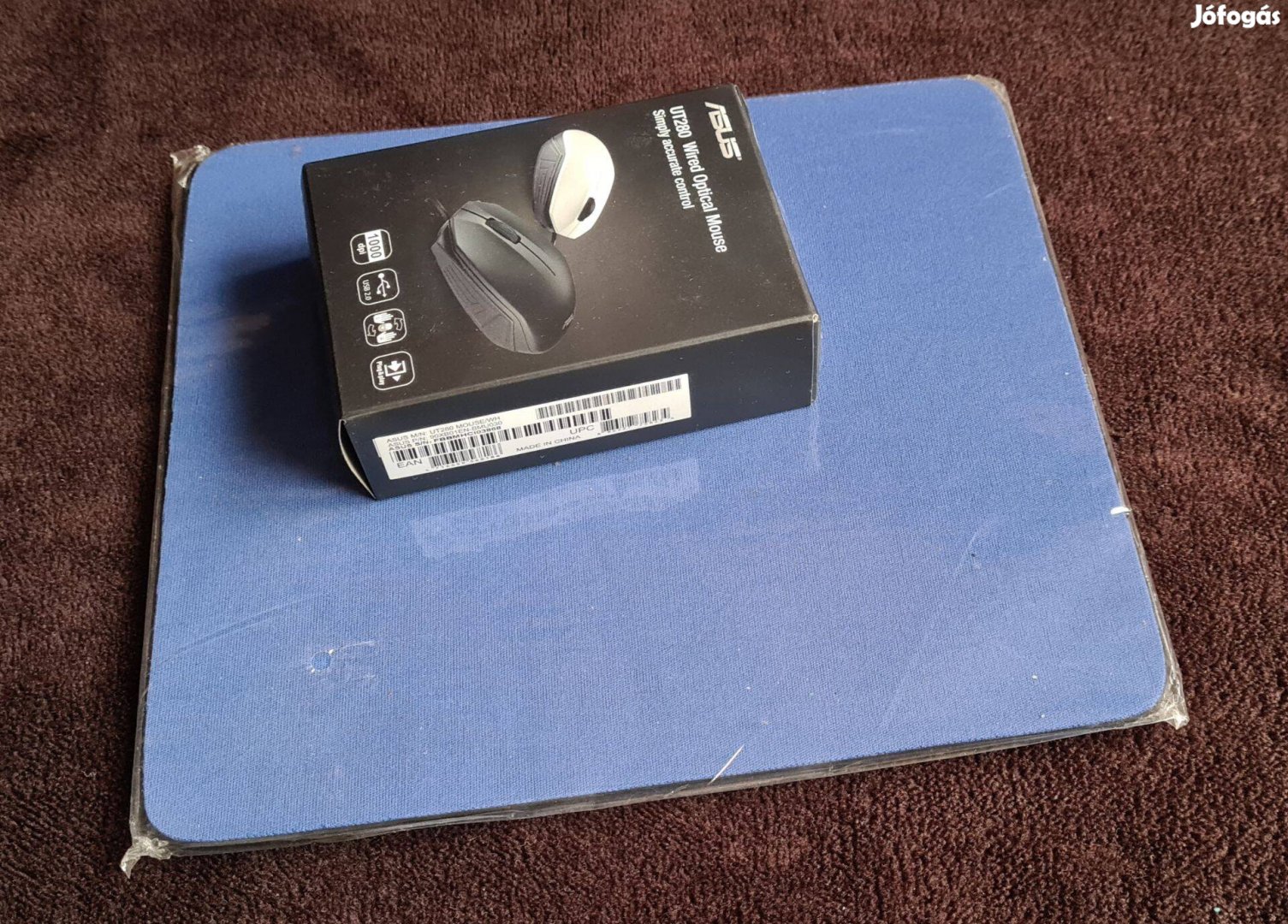 Asus UT280 vezetékes fehér egéregérpad