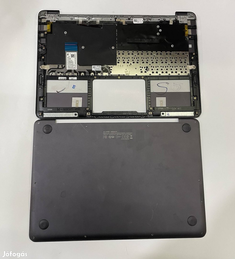 Asus UX305C billentyűzet hátlap