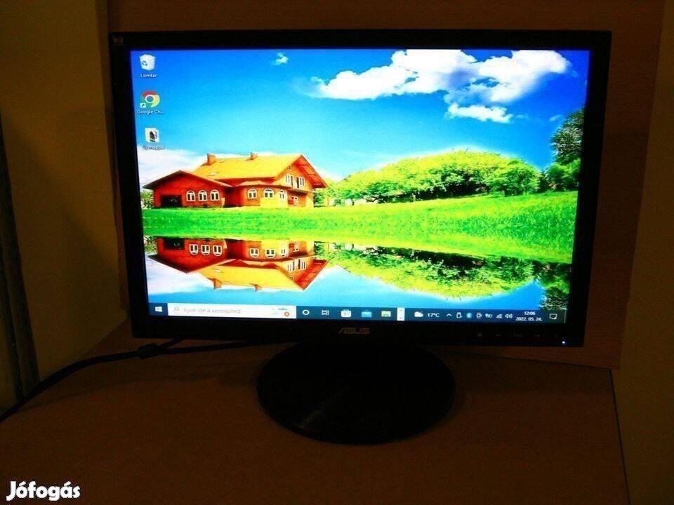 Asus VW-193DR LCD 19 Monitor, jótállással!