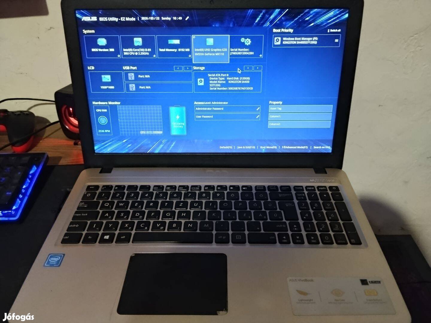 Asus Vivobook 15 x540ubr