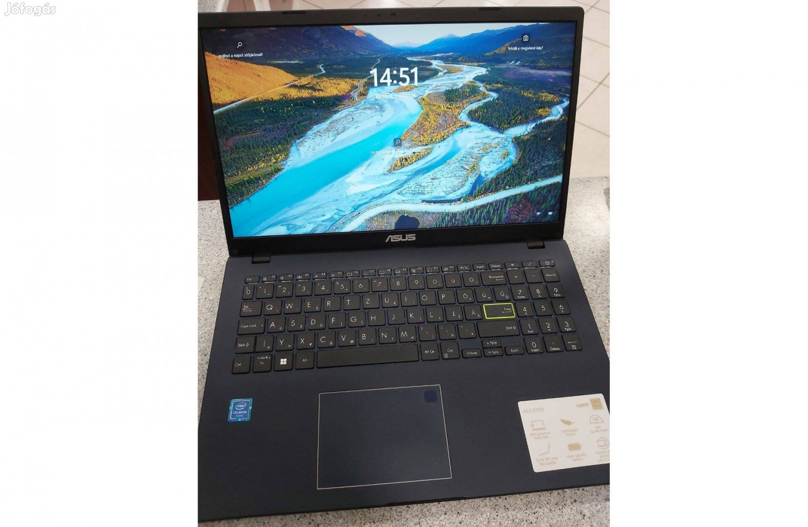 Asus Vivobook E510MA 15,6" laptop, Asus jótállással eladó