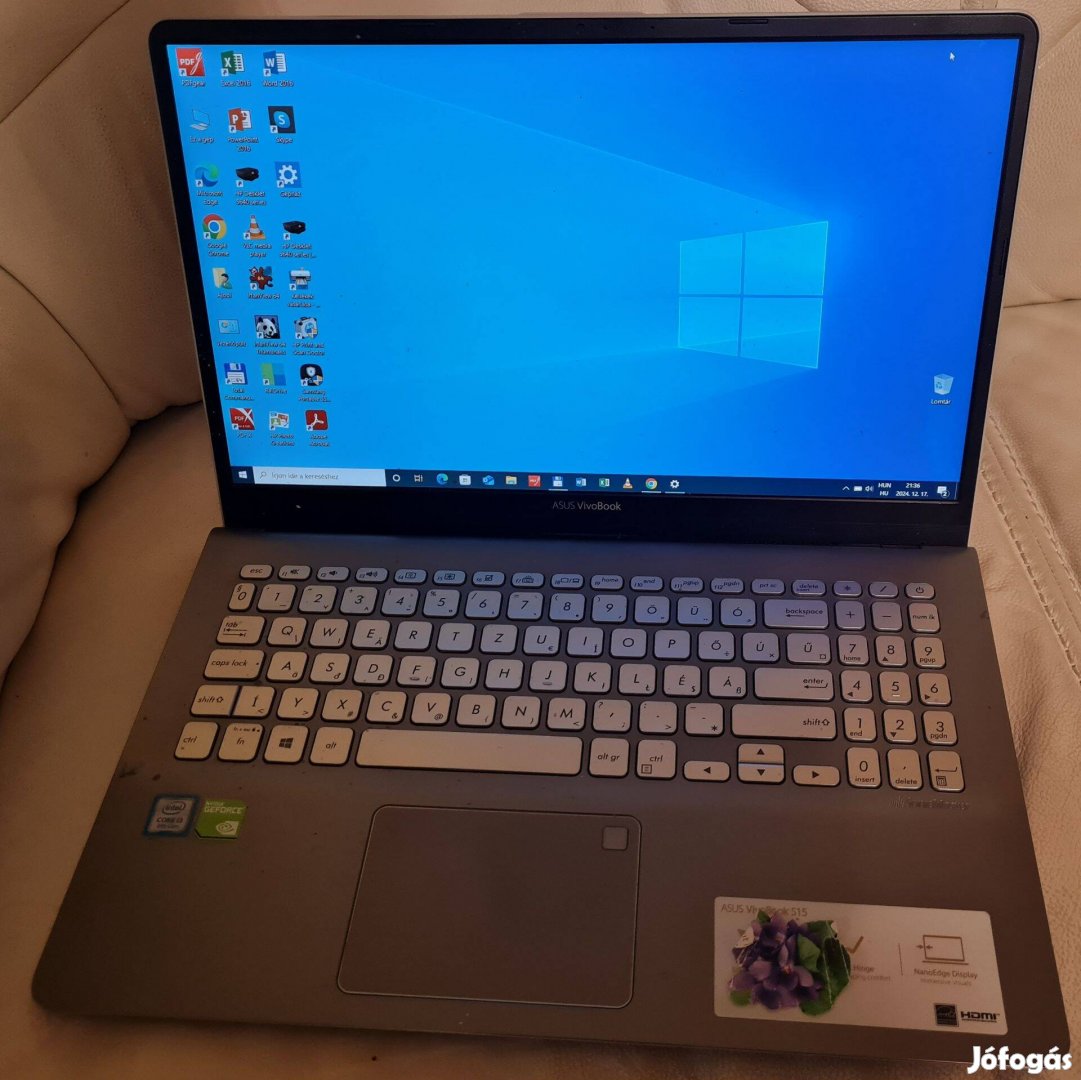 Asus Vivobook S15 1T SSD és 1T HDD Nvidia Geforce