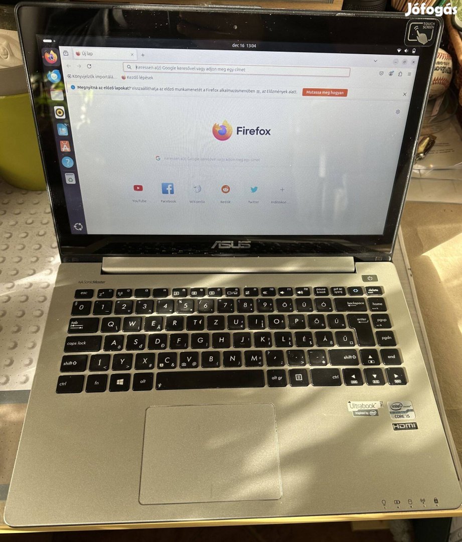 Asus Vivobook S400CA aladó