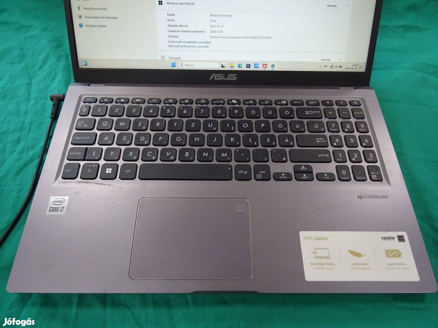 Asus X515YA-EJ4110Ws Laptop i7.10.gen 16/512Gb