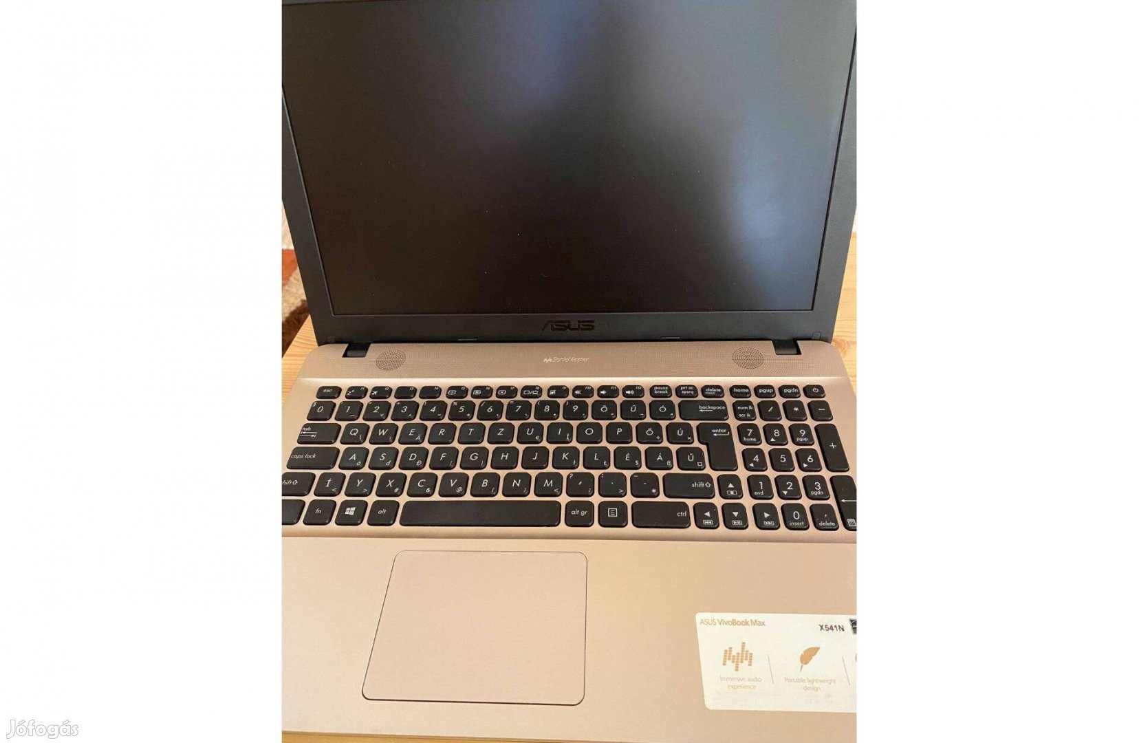 Asus X541N laptop, 15,6" kijelzővel szép állapotban eladó