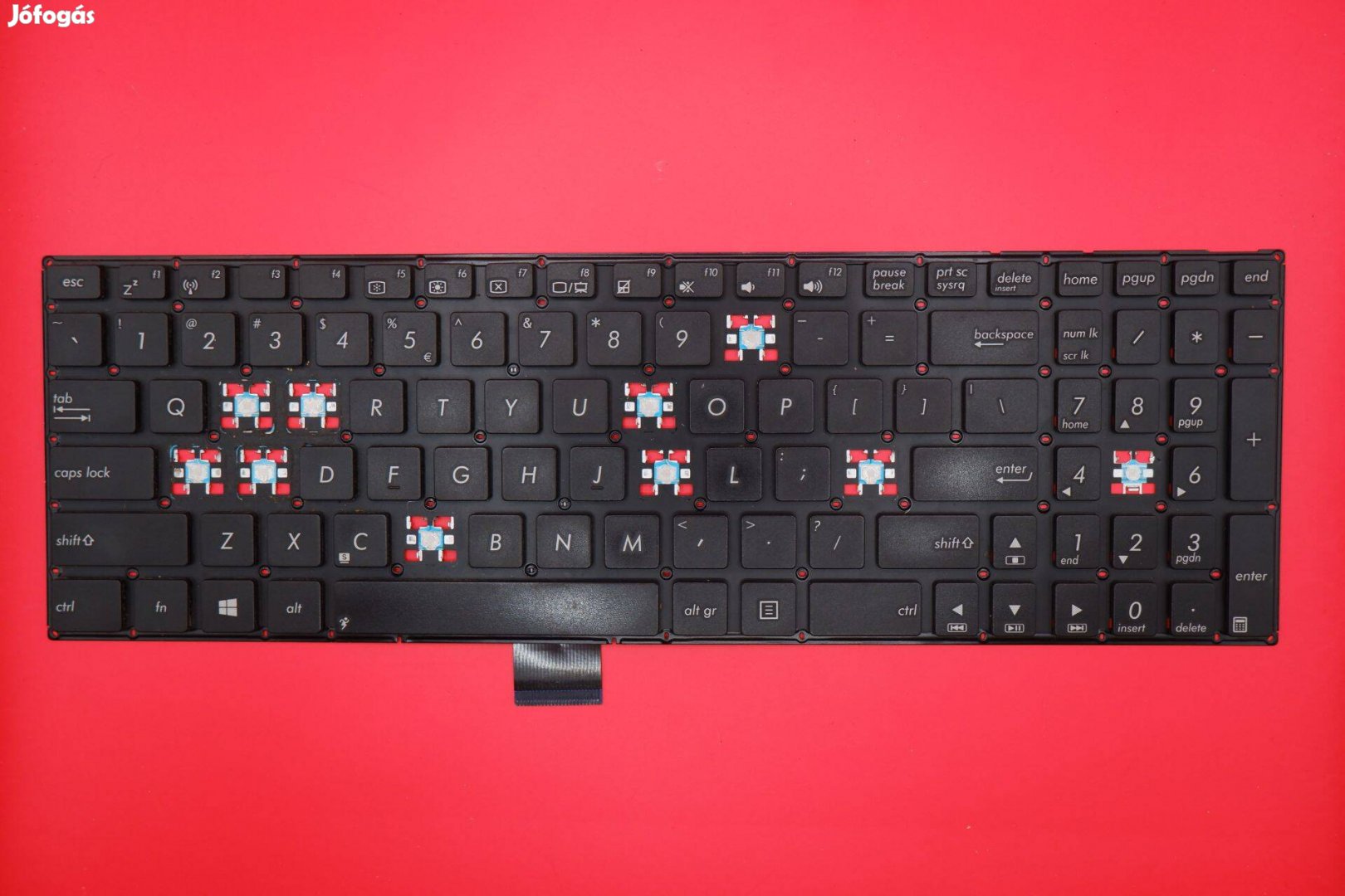 Asus X550 laptop billentyűzet gomb MP-11N63U4-5281W