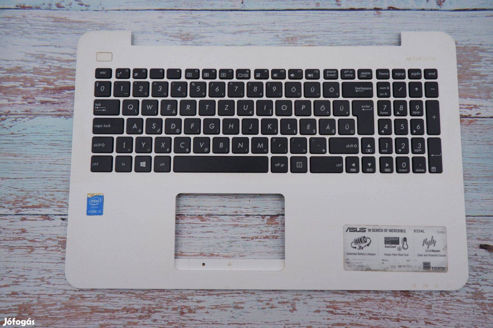 Asus X554 laptop billentyűzet és felső ház 13NB0629P03011-1