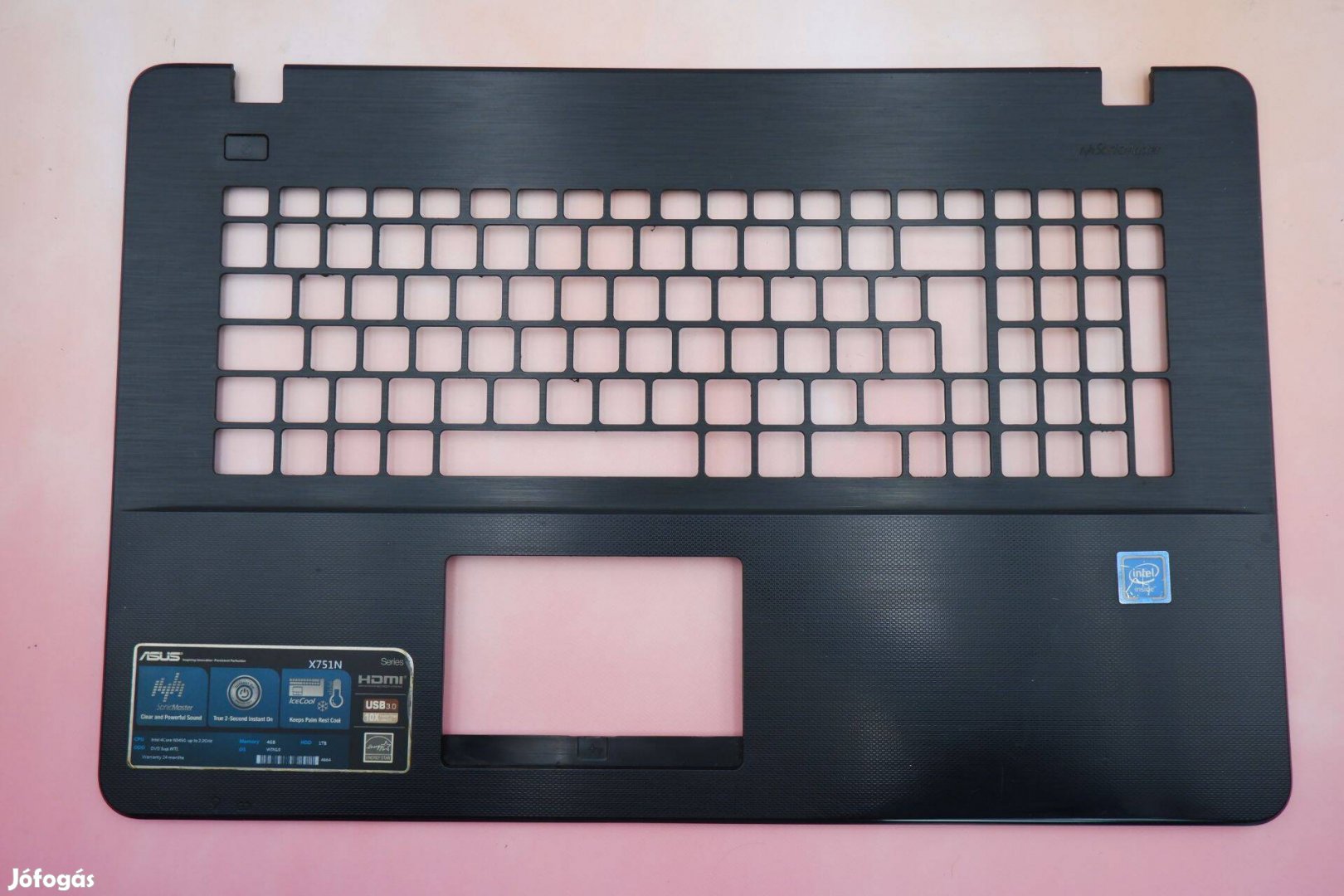 Asus X751N laptop felső ház 13NB0EB1AP0201 13N1-1Fa0301