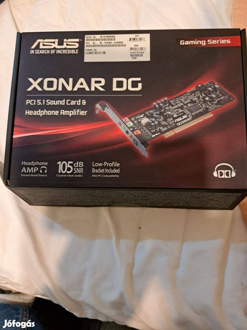 Asus Xonar DG hangkártya 5.1