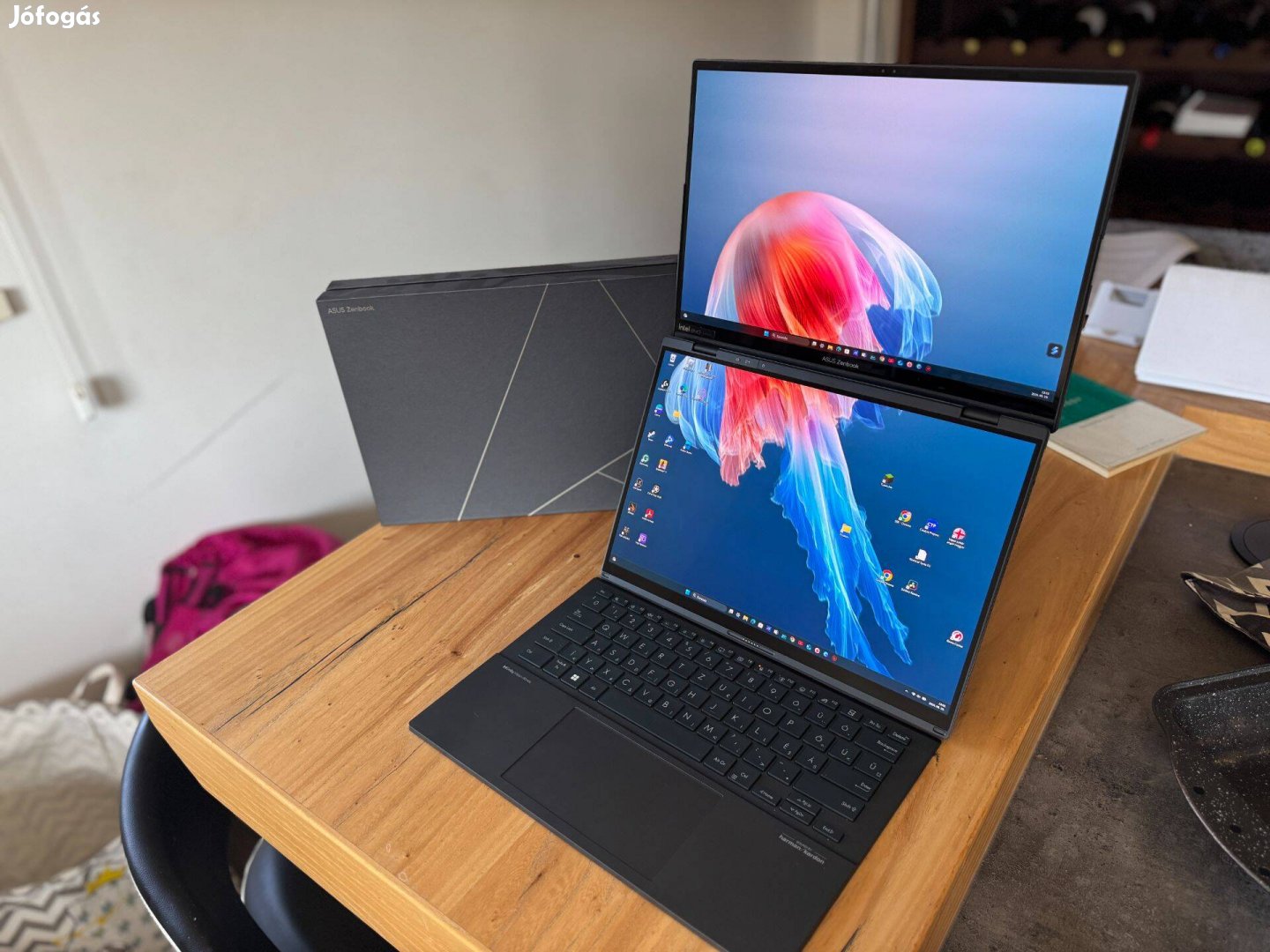 Asus Zenbook Pro 14 Duo OLED Dupla Kijelző (23 hó jótállás)