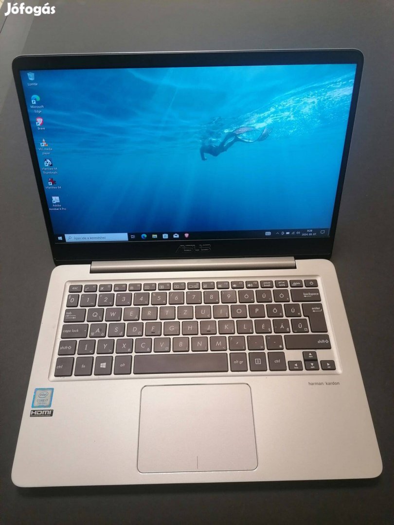 Asus Zenbook UX410 14"-os ultrabook, laptop, notebook, fullhd