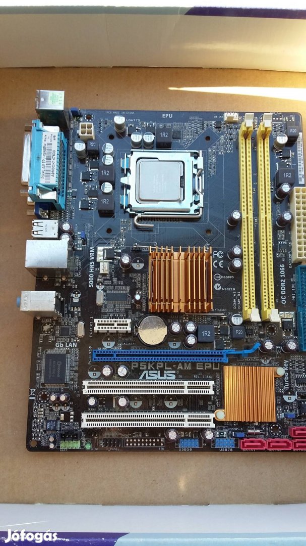 Asus alaplap Intel Core 2 Quad 2.4 ghz processzor 