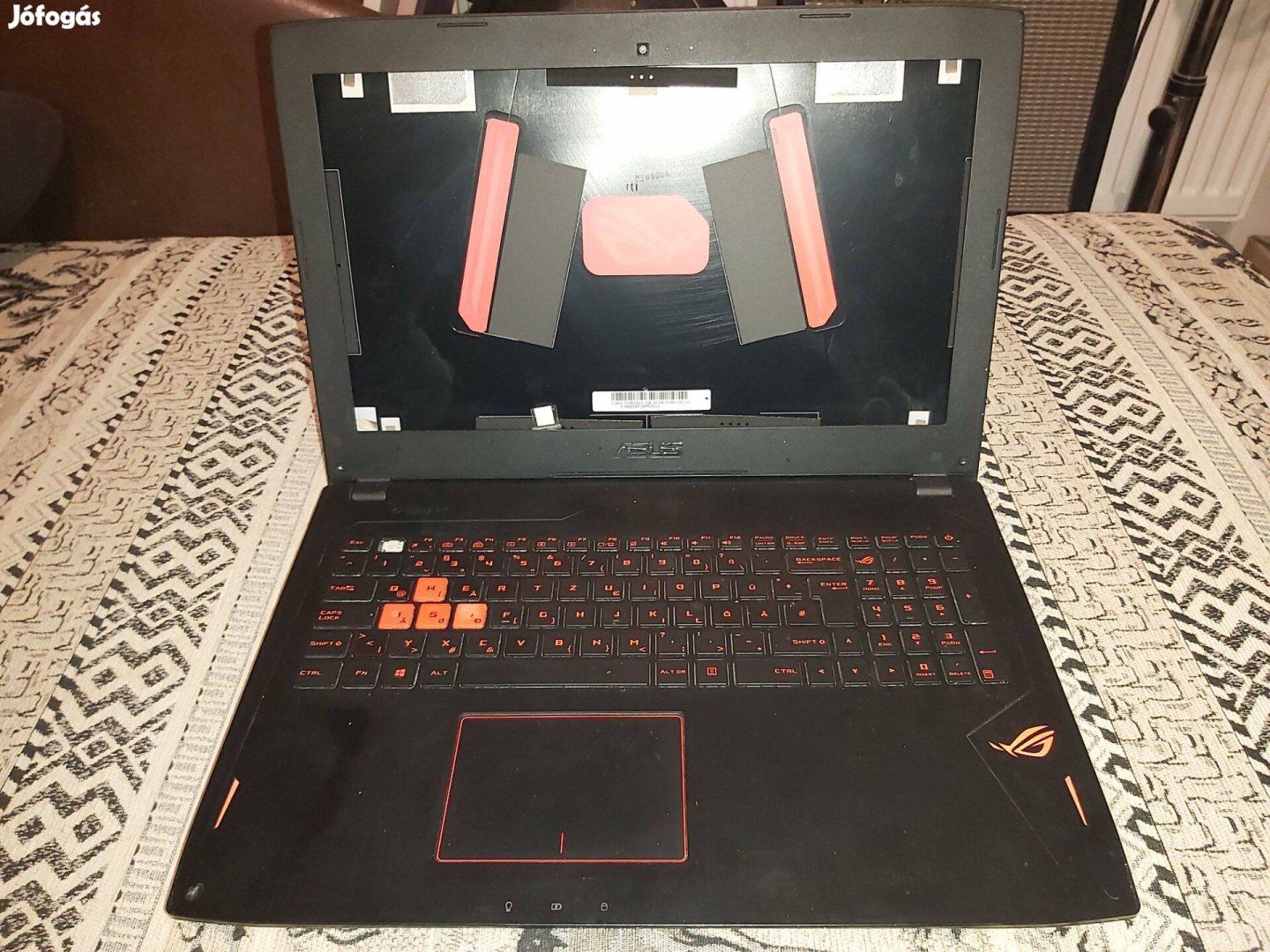 Asus gamer GL502V hiányos maradék alkatrésznek