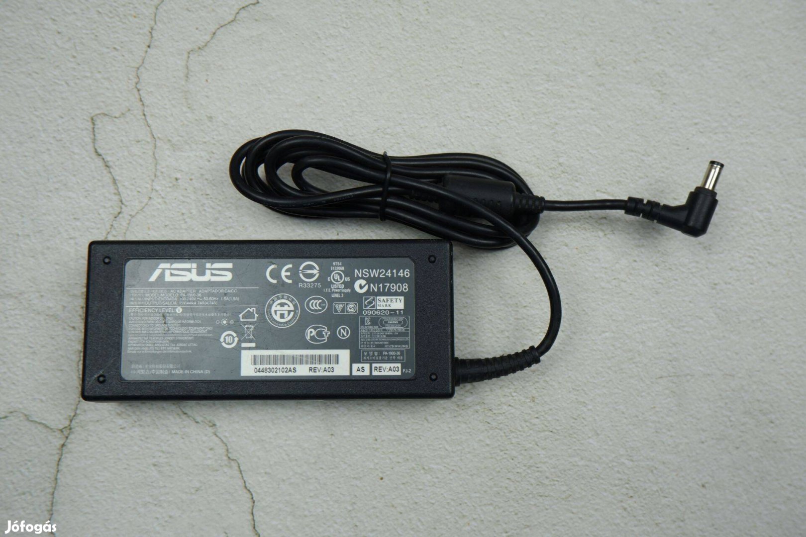 Asus gyári laptop töltő 19V 4.74A PA-1900-36