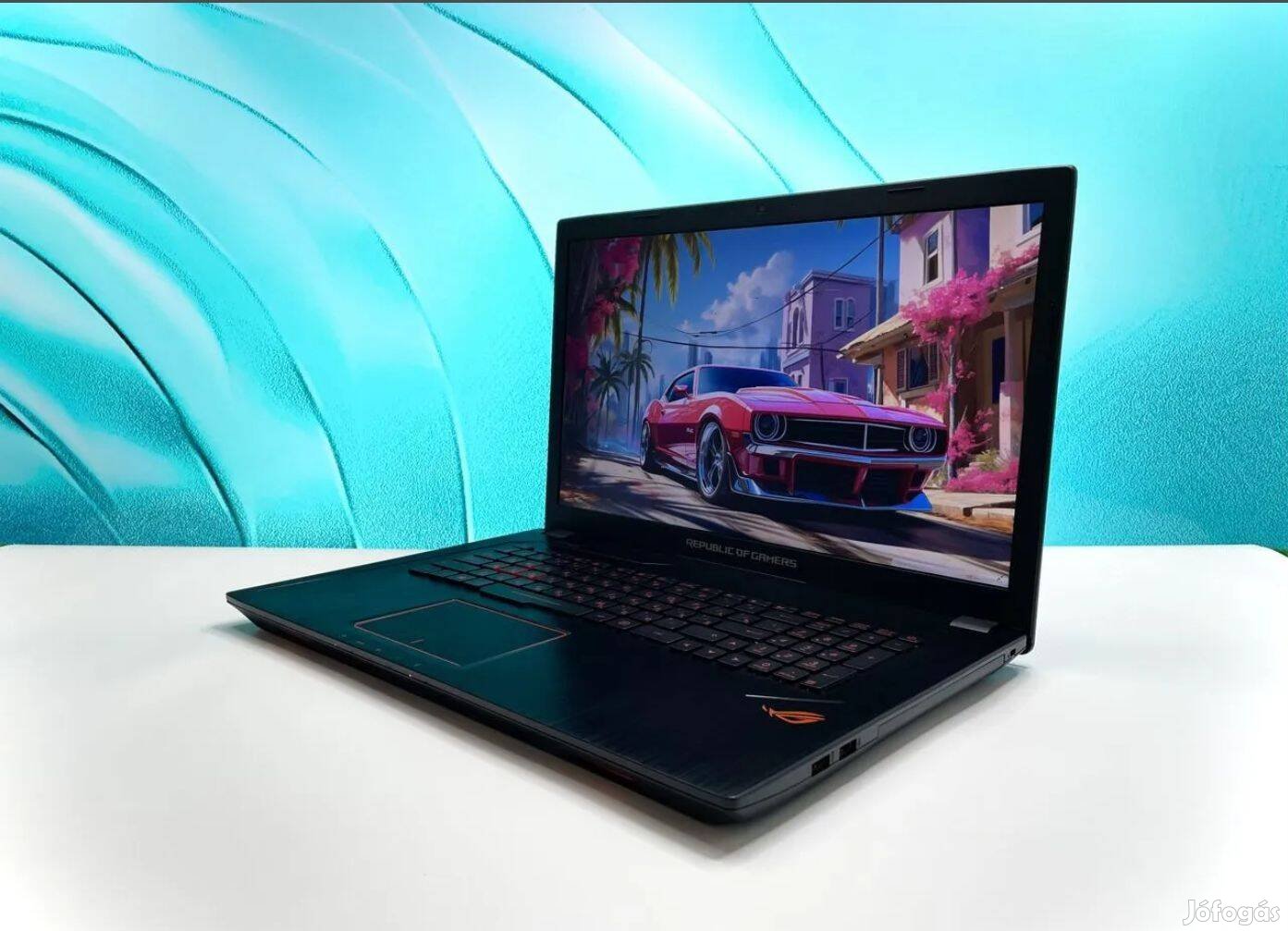 Asus rog óriás gamer laptop eladó Full HD (1920x1080) 120Hz