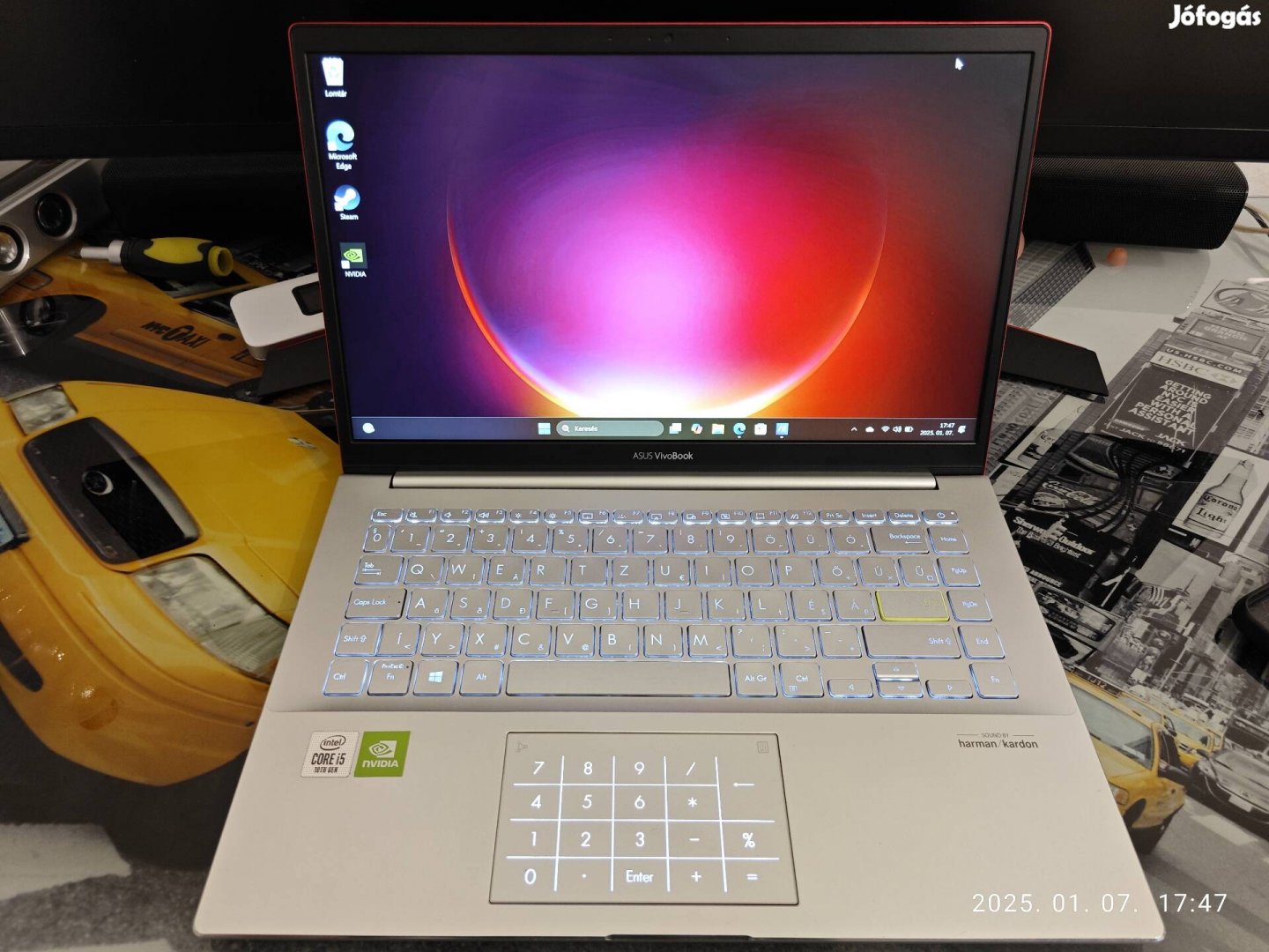 Asus vivobook i5 10gen Nvidia MX350 Harman Kardon