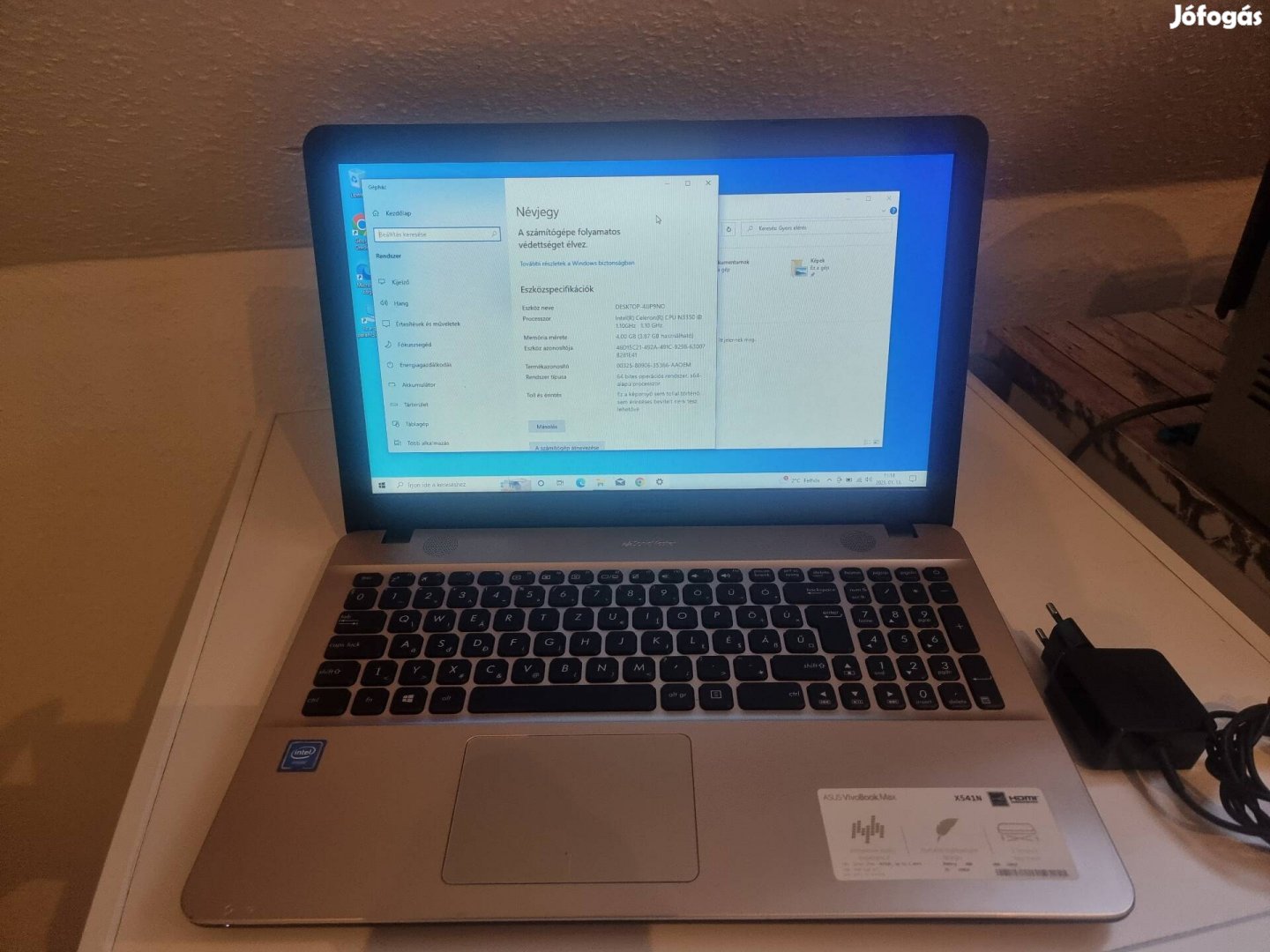 Asus vivobook max  x541n laptop