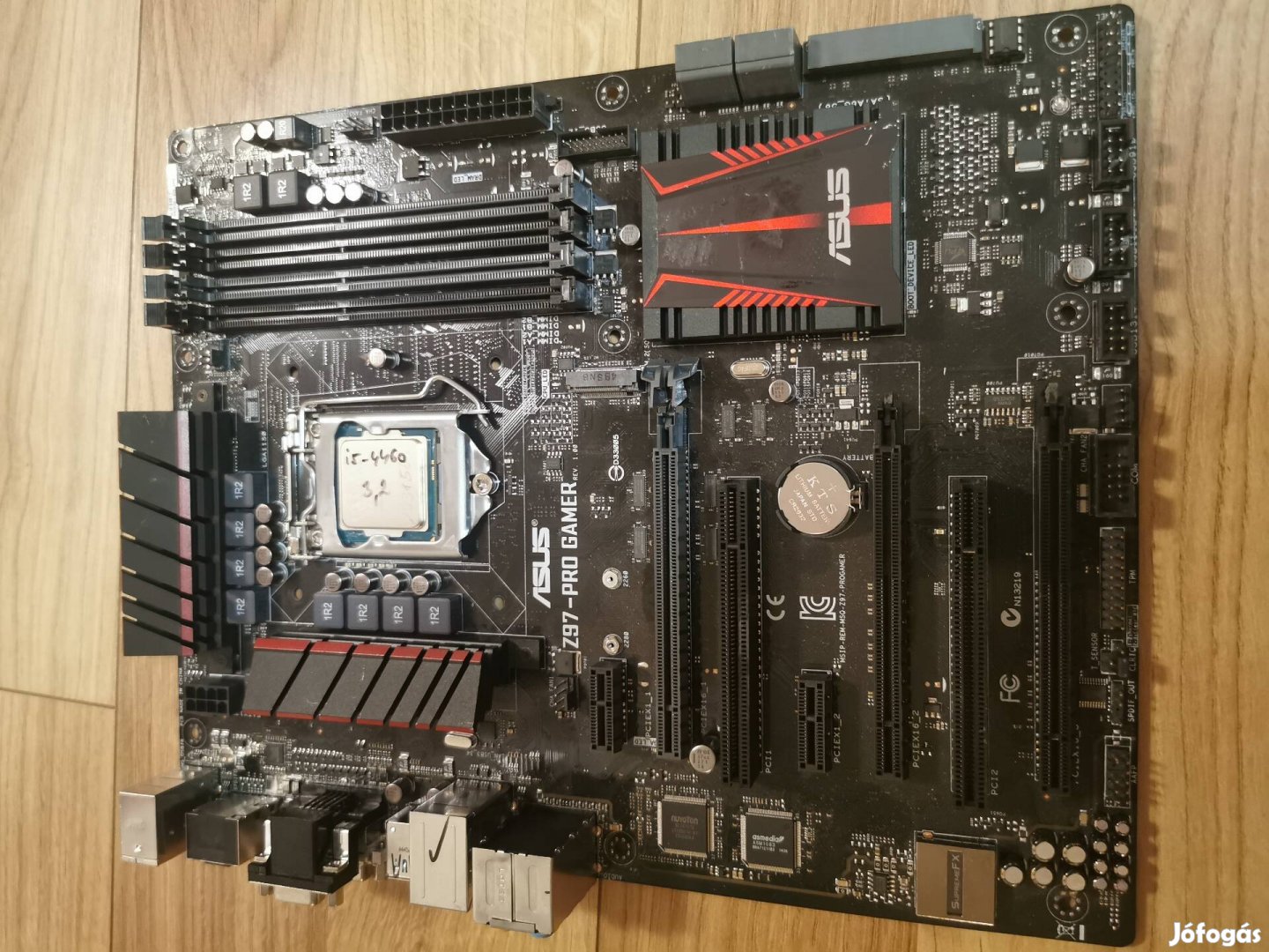 Asus z97 pro gamer alaplap +i5 4460 processzor