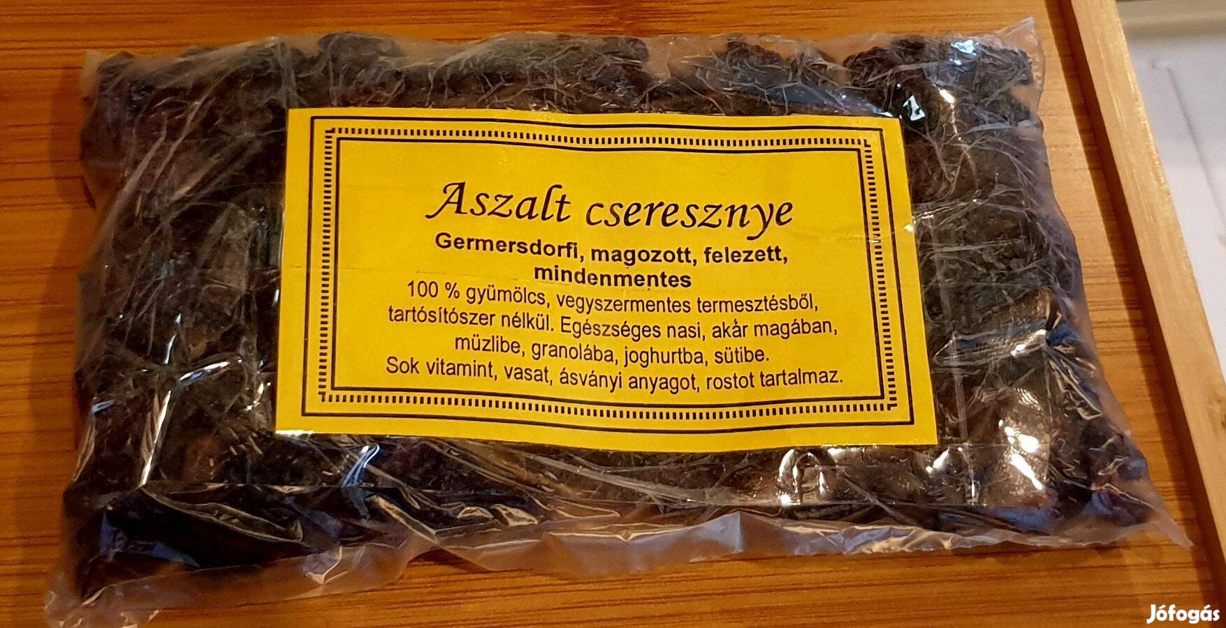 Aszalt cseresznye, vegyszermentes, 100% gyümölcs, 10 dkg, ajándéknakis