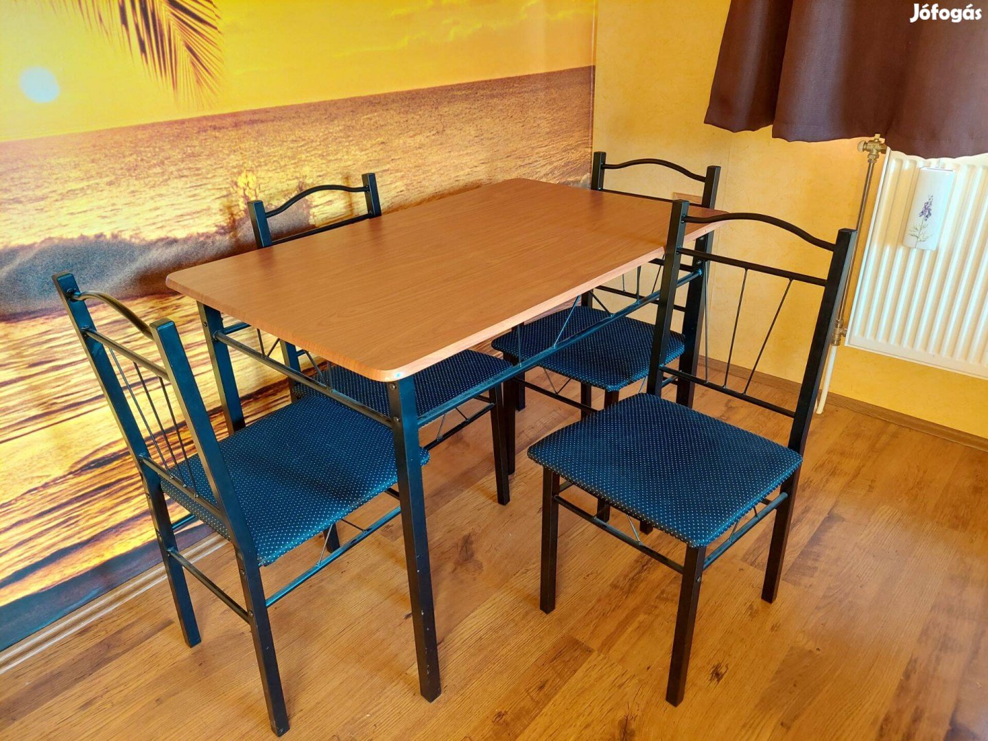 Asztal 4 szék étkezőasztal konyha asztal szék étkező