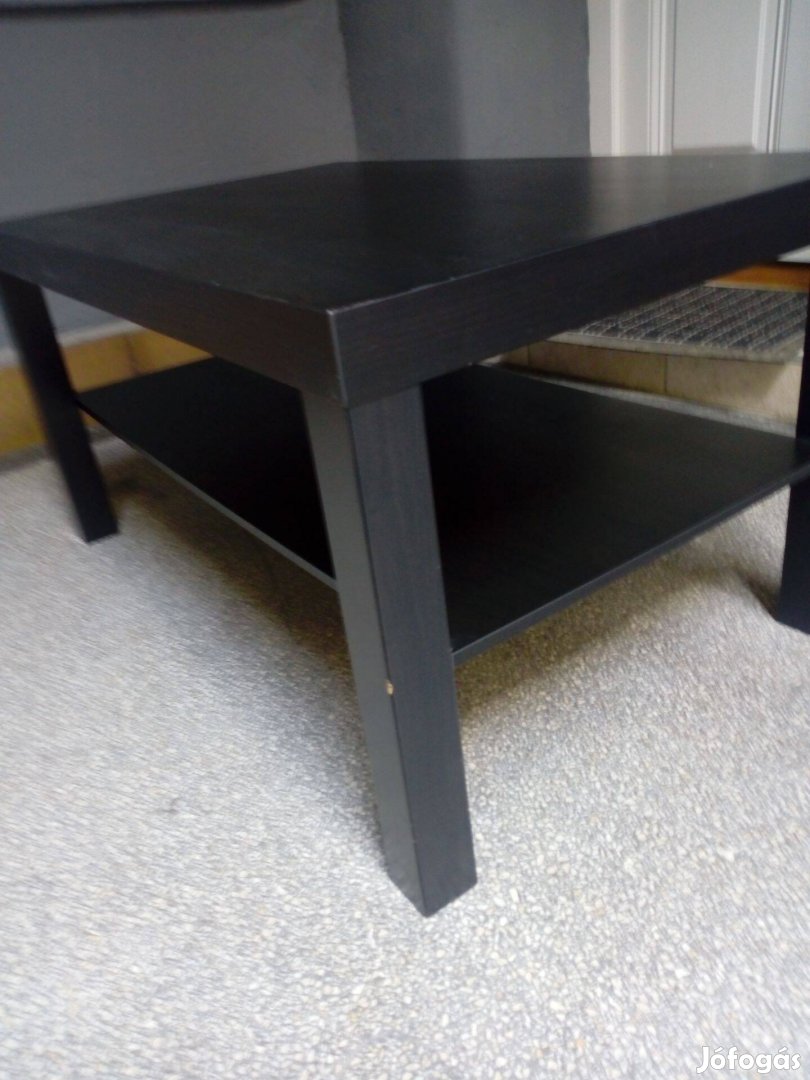 Asztal fekete fa 45x55x90cm