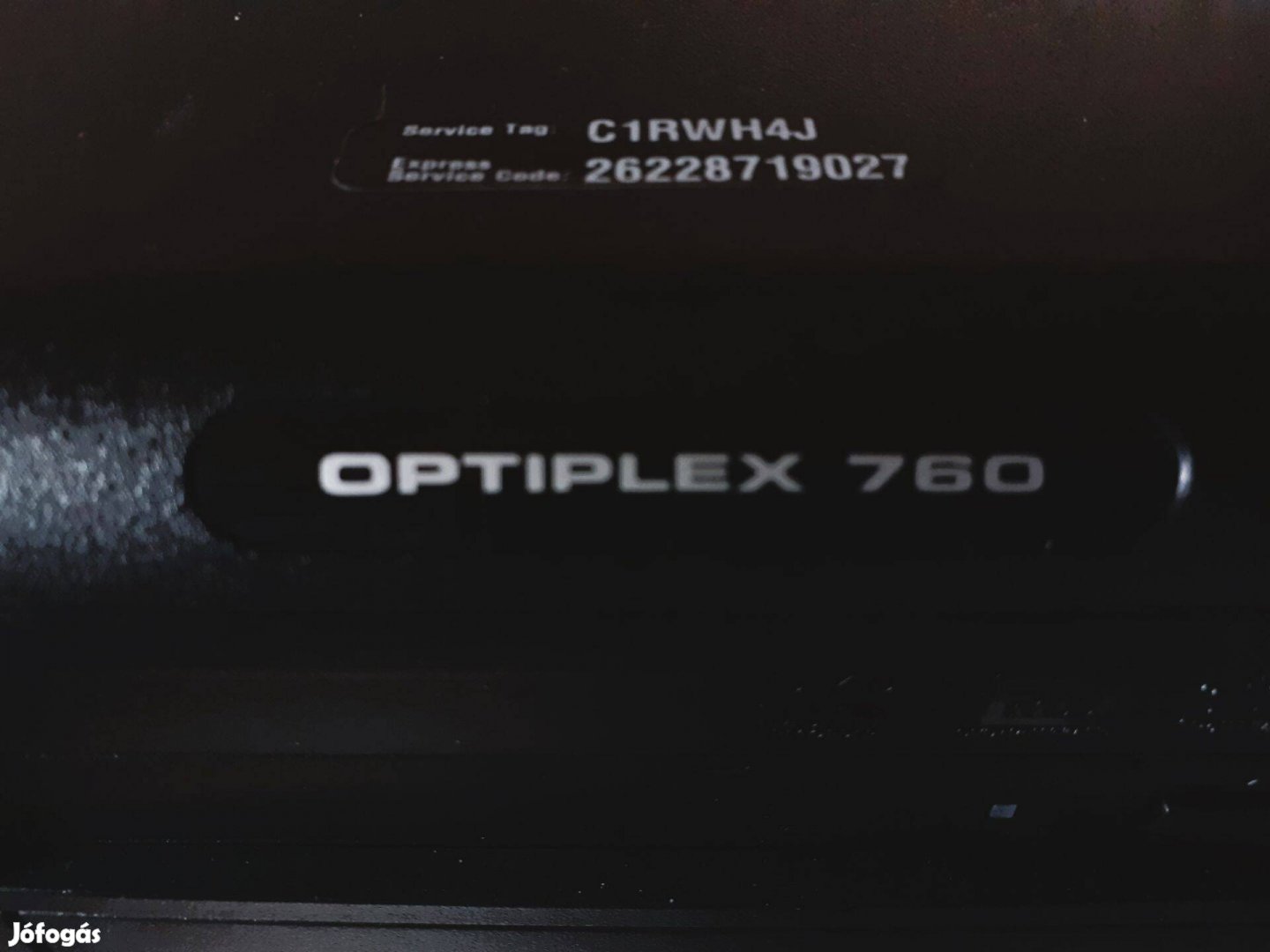 Asztali Dell optiplex 760 számítógép eladó