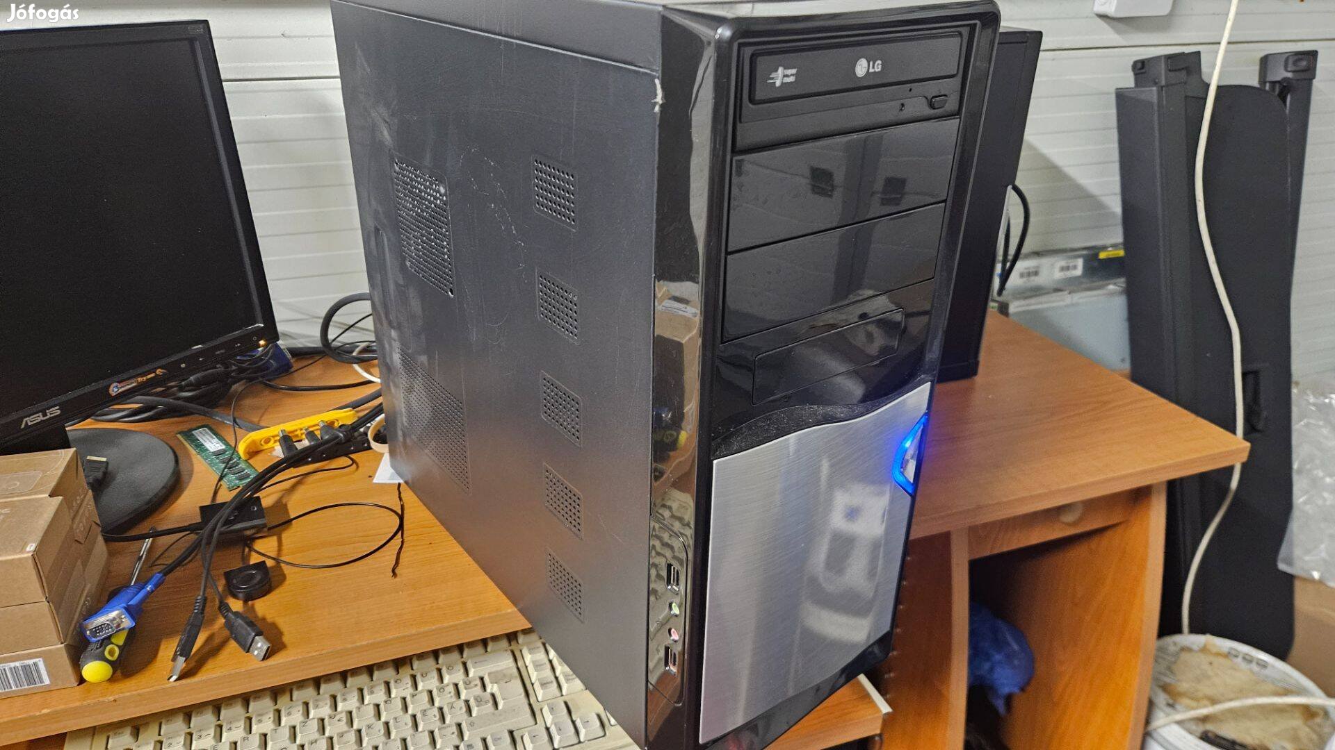 Asztali PC 2 magos 4 GB ram 500 GB hdd