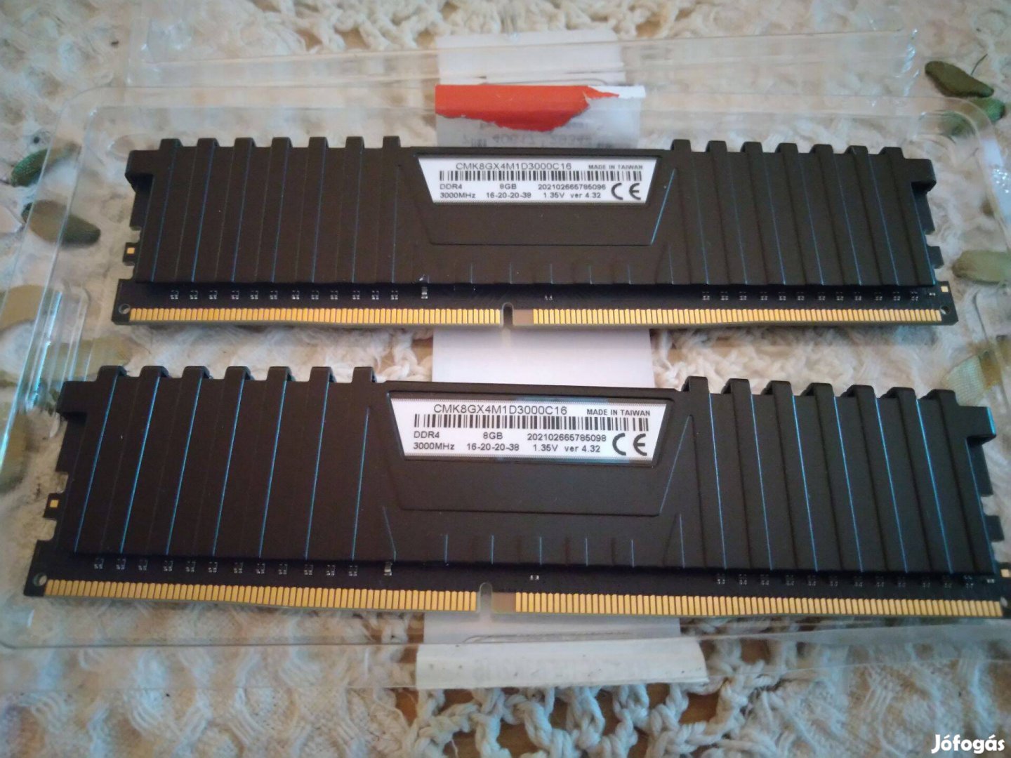 Asztali-PC Kiegészítő Memória (RAM) 2x8GB=16GB DDR4