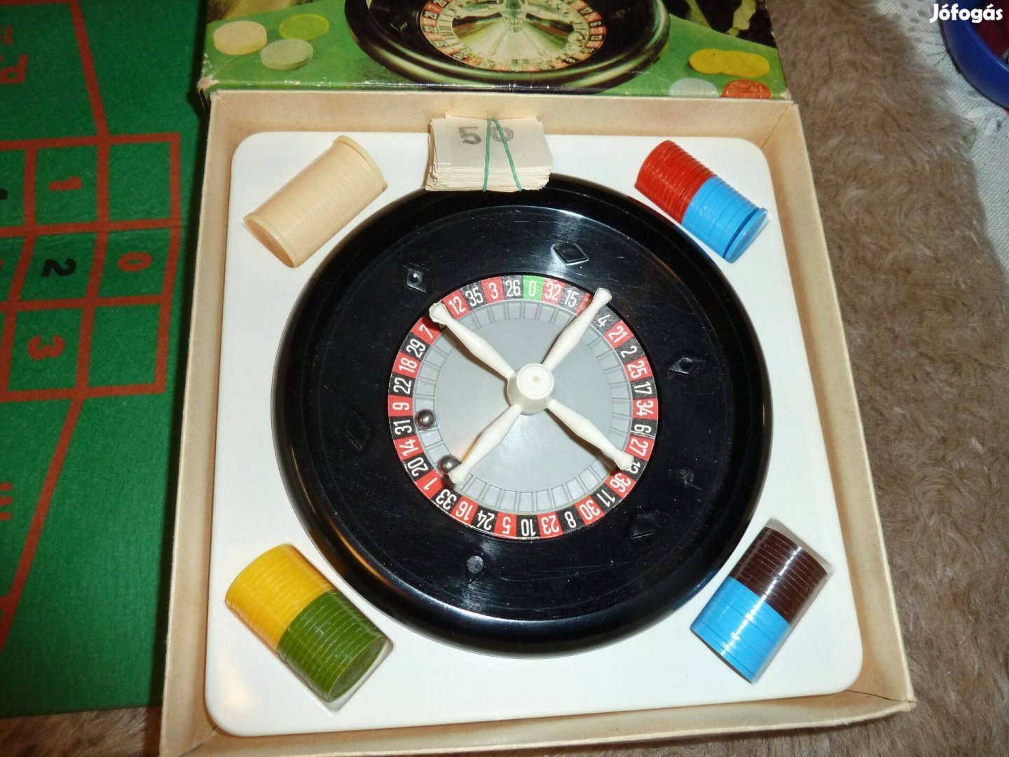 Asztali Rulett retro társasjáték