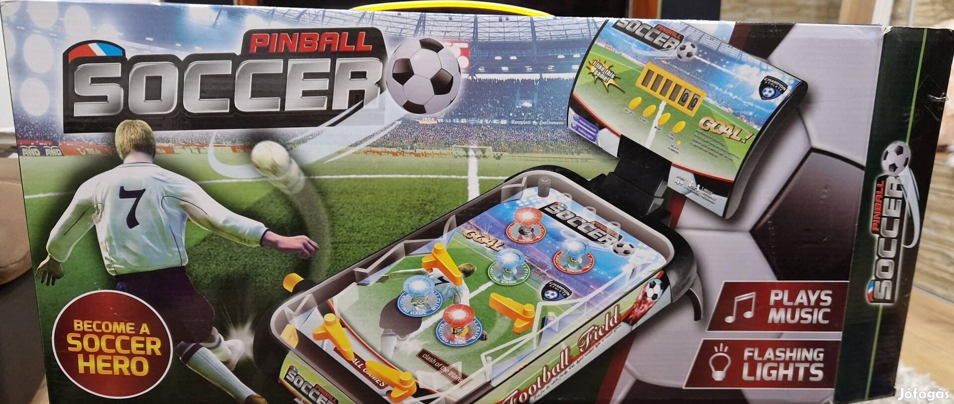 Asztali flipper focis