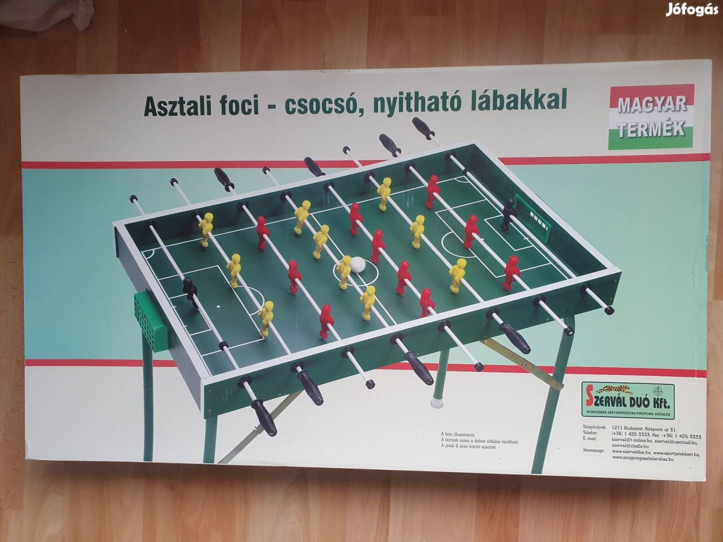 Asztali foci csocsó kinyitható lábakkal