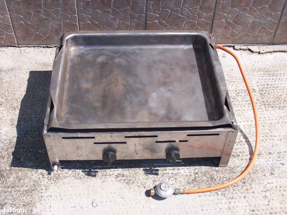 Asztali gáz grill sütő pecsenyesütő kolbászsütő lángossütő halsütő