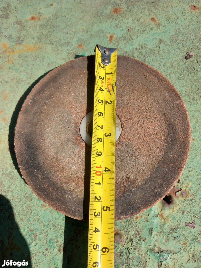 Asztali köszörű gépre köszörű kő átm 13cm
