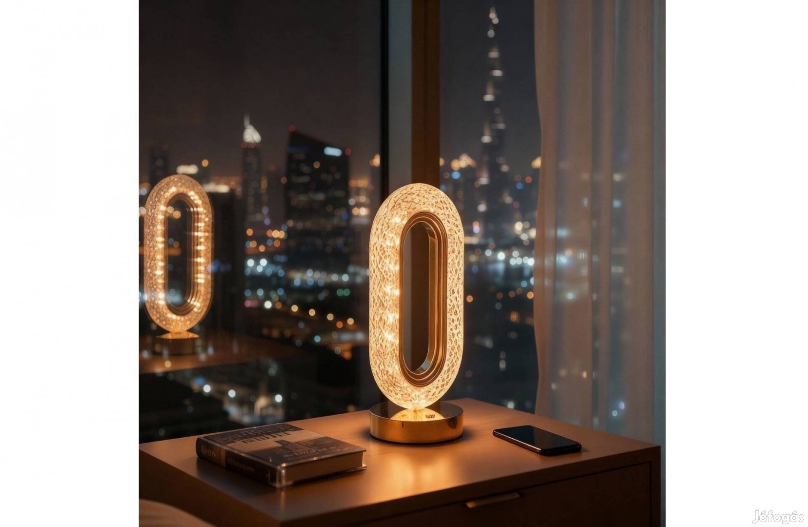 Asztali lámpa - arany - állítható színhőmérséklet, fényerő