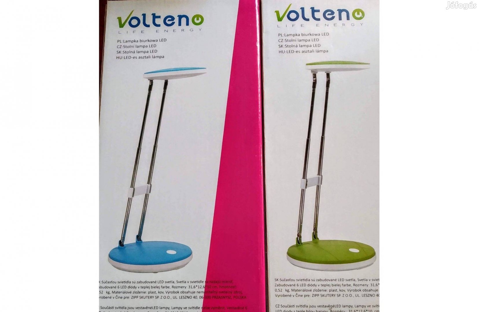 Asztali lámpa, profi kivitel LED Minden Irányban Állítható,K