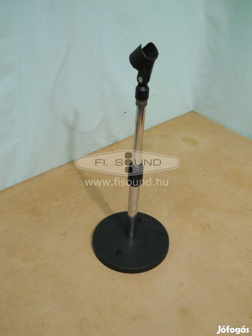 Asztali mikrofon állvány öntött vas talppal