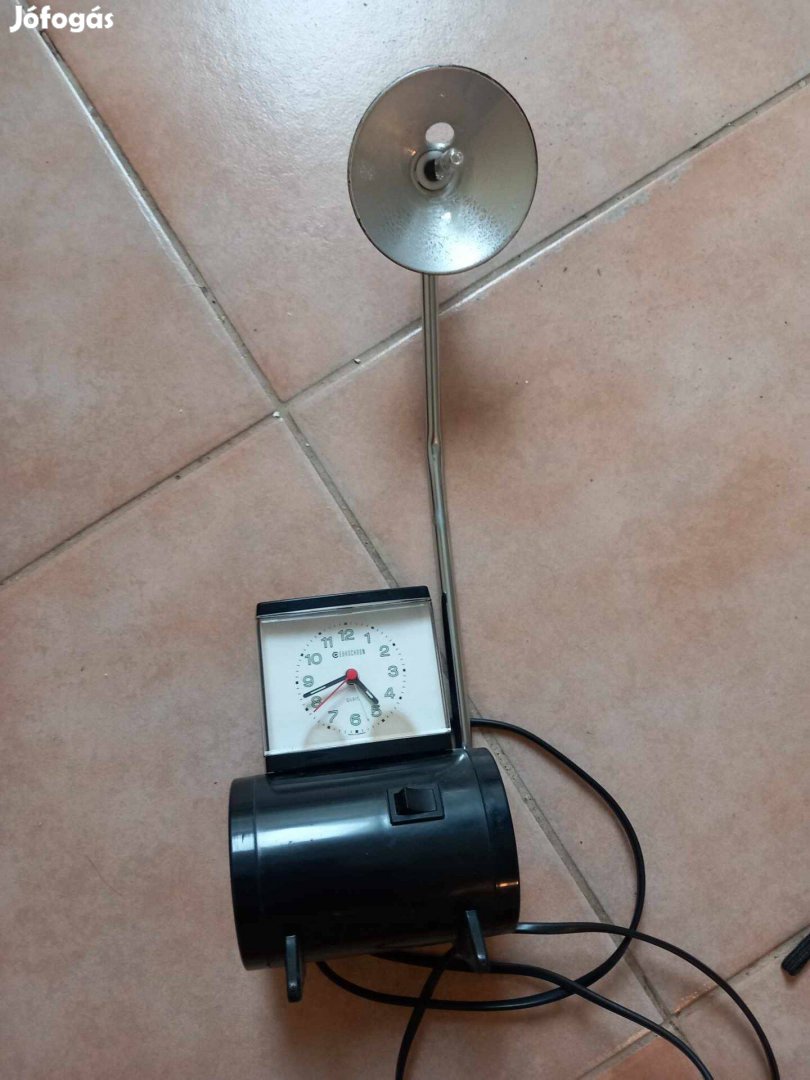 Asztali óra lámpával eladó