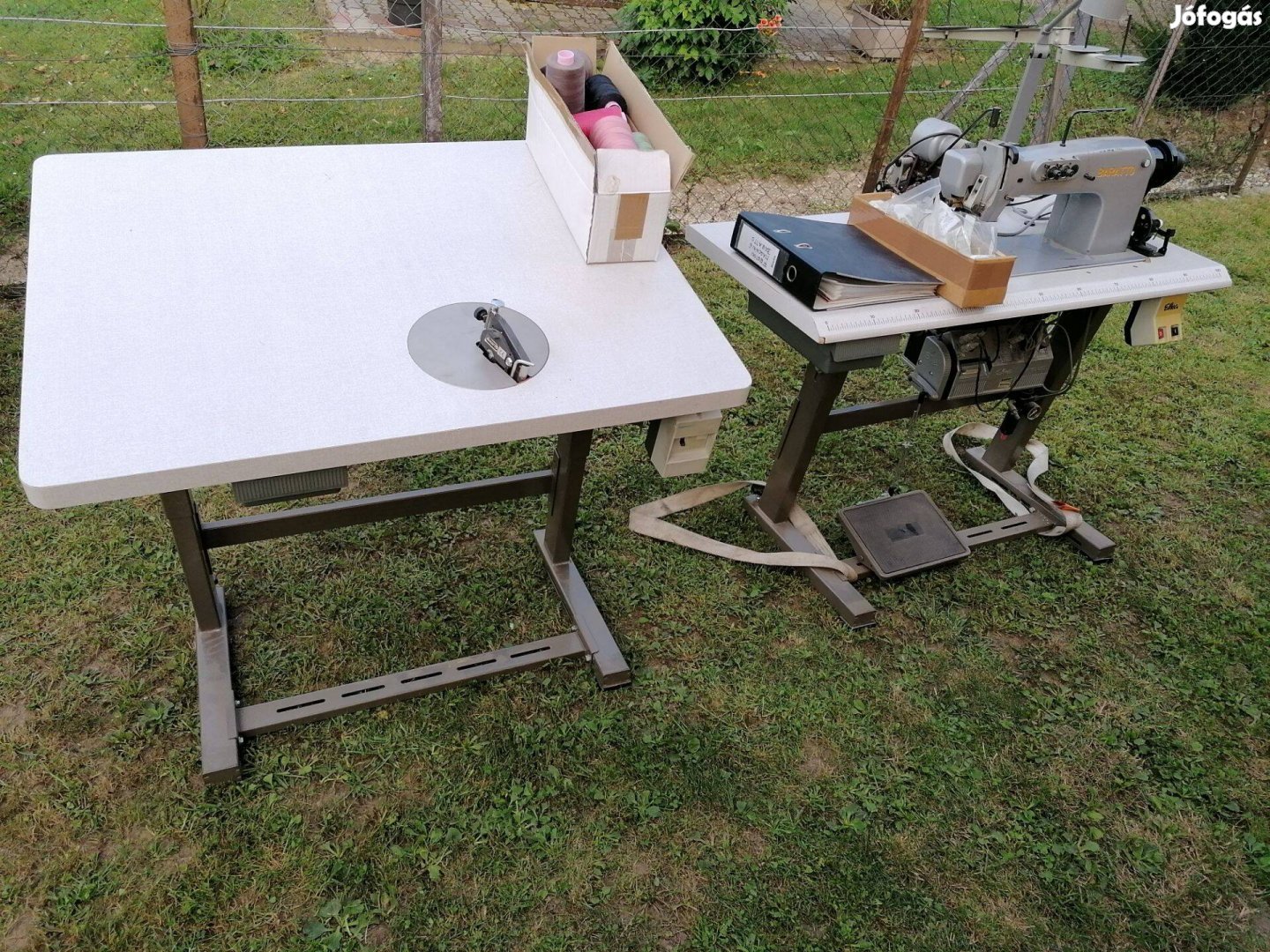 Asztali varrógép, szabászgép, varró - hímző gép nagyteljesítményű Bara