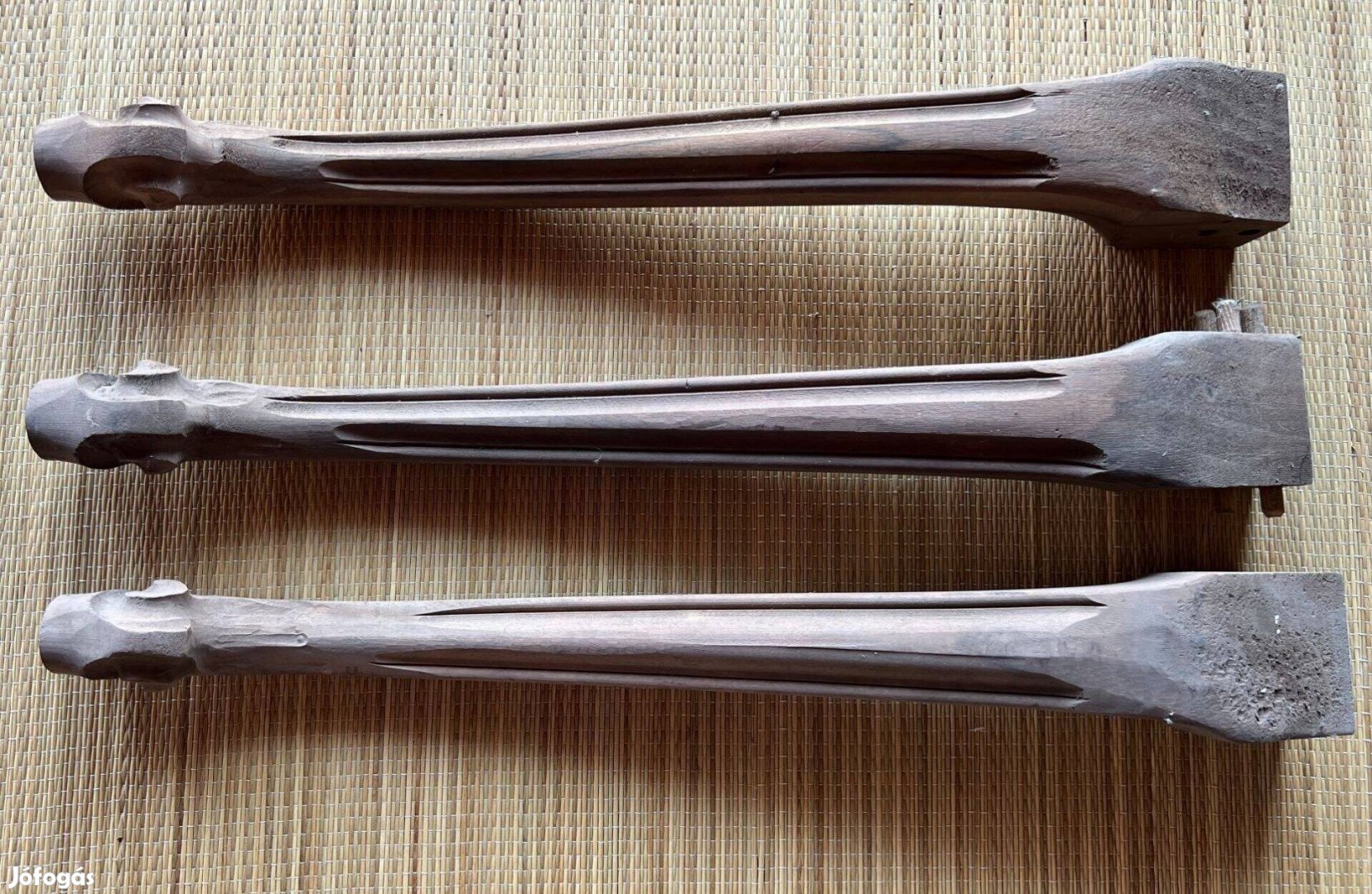 Asztalláb 5. 52 cm pácolt