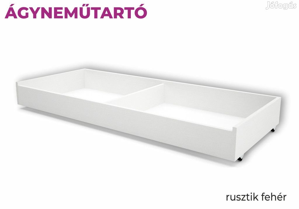 Át-DM Ágyneműtartó rusztik fehér