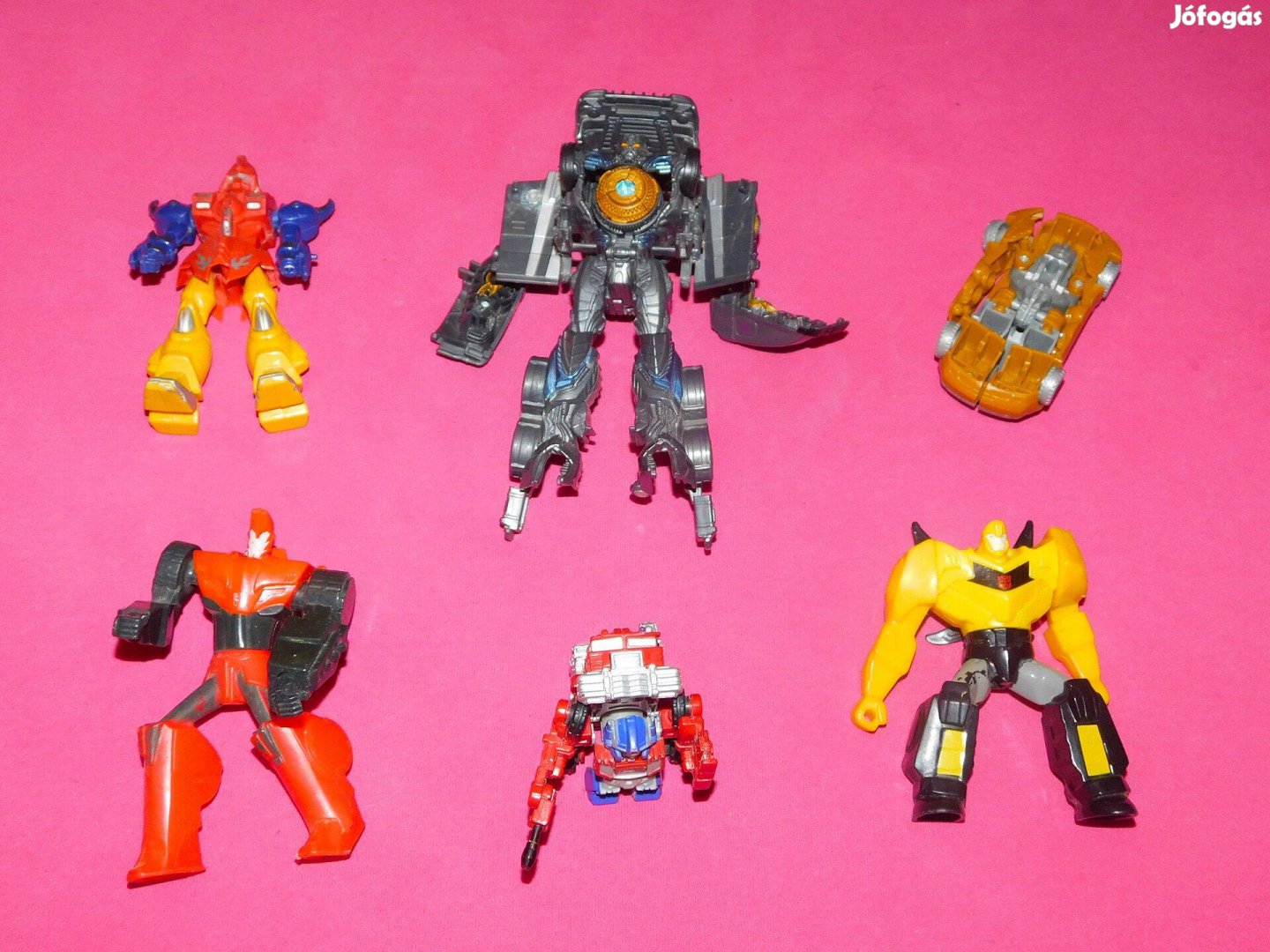 Átalakítható Transformers játékfigurák, 6 db