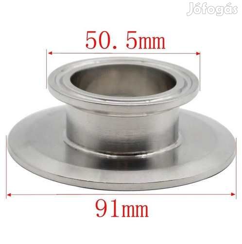 Átalakító 1,5" Tri-Clamp - 3" Tri-Clamp  (3533)