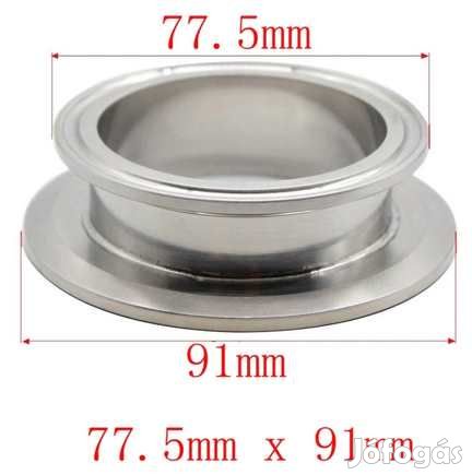Átalakító 2,5" Tri-Clamp - 3" Tri-Clamp  (3739)
