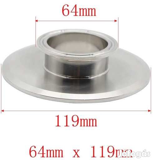 Átalakító 2" Tri-Clamp - 4" Tri-Clamp  (3536)